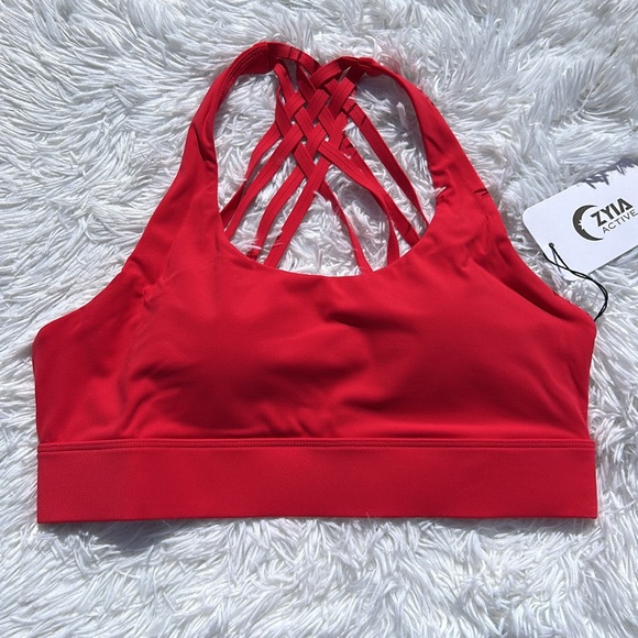 ZYIA Other - ZYIA Active Magenta Weave Sports Bra Item 4801 Size Medium NEW